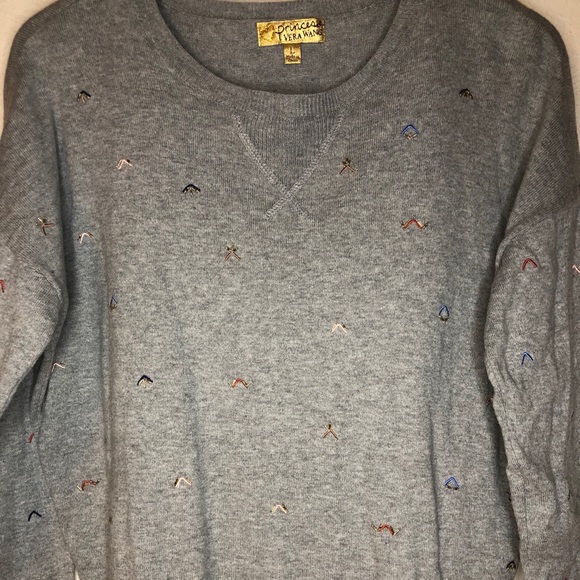 Vera Wang Beaded Sweater - Picture 4 of 5